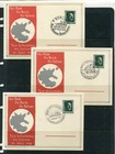 Germany 1930 s Leader Birthday 6 Used Postal Cards