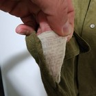 Vintage 1945 Wwii Us Army Wool Serge Shirt Mustard Od 33 Stamped 15 5x33 Gas
