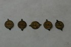  Vintage Tin Tobacco Tag P Lorillard Mechanics Delight  Lot Of 5  2
