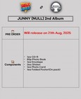 Junny  null  2nd Album cd-r photo Book poster card 2 Sticker K-pop Sealed