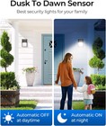 Cinoton 30w Led Wall Pack Light With Dusk To Dawn Sensor  3600lm  5000k Daylight