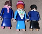 Playmobil Victorian Mansion 5300 Women In Blue Lot Of 3 Ladies