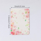 100pack Flower Earring Cards For Display Necklace Card Jewelry Display Hanging C