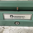 Acroprint Time Recorder Co Time Clock Model 150nr4  no Key 