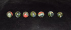          Jabo Lot Of 7      Moonshine Run      Collector s Marbles Shooter s  750  Mint