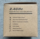 Hellobaby Hb50 Monitor With Color Screen  Night Vision  And Audio Zoom New