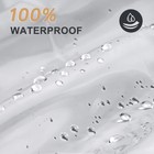 Amazerbath Heavy Duty Shower Curtain Liner 12 Gauge  72 X 78 Inches Clear Shower