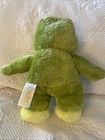 Vtg Dan Dee Plush Frog Collectors Choice Stuffed 10    Green Embroidered Lilly Pad