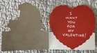 Unused Valentine Lion Aint Want You Hold Flowers Greeting Card 1940s A-meri-card