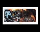 Weta Balrog Vs Gandalf Wizard Cinematic Art Print Lotr Lord Of The Rings Hobbit 