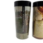             lot Of 4 - Historical Events - Tumbler Cups - Vintage - Vgc - Forefathers
