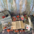 Vintage Jc Higgins Tackle Box Loaded W  Trolling Fishing Lures  Baits    Tackle