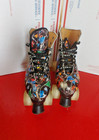 Xudrez Roller Skates Light Up Wheels Graffiti High-top Leather Men women Size 40