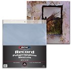 Bcw 4 Mil Record Sleeves 12 Inch - 100 Ct   Clear Polypropylene Vinyl Album P   