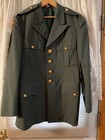 Vintage  De Rossi And Sons Us Army Green Dress Uniform Jacket With Metals  44 R