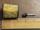 Antique Hand Carve Bos Tarus Bone Asian Chinese Japanese 2  Snuff Jar Bottle Box
