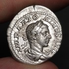 Fides Denarius 218ad Ancient Roman Empire Silver Coin Elagabalus Choice Vf Rome