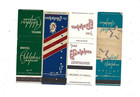 4 Adolphus Hotel  Matchcovers    Dallas  Texas