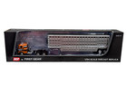 Dcp Orange black Freightliner   Wilson Vintage Livestock Trailer 1 64 60-2290