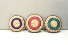 African Basket Natural Colors South Africa Woven Palm Set Of 3