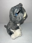 Feisty Pets Sammy Suckerpunch Husky Dog Gray Stuffed Animal Plush Scary Face 10   