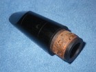 Grenadilla Wood Bb Soprano Clarinet Mouthpiece   Ligature - Very Vintage Antique