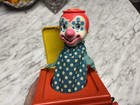 Vintage 1976 Mattel Usa Jack In The Music Box Sound Pop Up Clown Works Bad Sound
