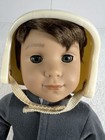 American Girl Doll 18    Brown Hair Gray Eyes W Outfit Helmet Pleasant Company