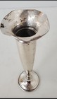 Sterling Silver Hand Hammered Bud Vase 8 75 In Tall
