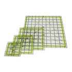 Quilting Rulers linxiao 4 Square Quilting Templates Acrylic Rulers Green 3 5   5