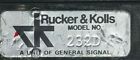 Rucker   Kolls 232d Micropositioner Inker  used Working  90 Day Warranty 