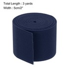Elastic Bands Double Side 2  3 Yard Navy Blue Elastic Band Knit High Elasticity