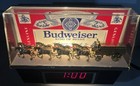 Vintage Budweiser Beer Cash Register Clock Light Clydesdale   Bar Tavern  read 