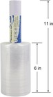 Clear Stretch Wrap 6x1000ft Industrial Moving Shipping Heavy Duty Film