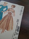 Vtg 60 s Mccalls 5949 Rare Evening Dress A-line Full Skirt Sewing Pattern- B36 