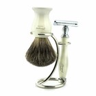 Super Badger Premium Shaving Set De Safety Razor  Super Badger Brush   Stand