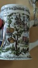 Gorgeous Vintage King Ludwig Ii Of Bavaria German Hand Painted Beer Stein 10   