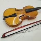 Vintage Acoustic Violin With Broken Bow For Restoration   Parts