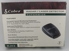 S Cobra Radar laser Detector Superwide   Model R-213  New  Open Box 