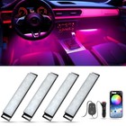  Car Lights Interior  Led Lights For Car App  Box Control Cigarette Lighter