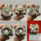 Very Old Unique Roman Ancient Rare Mosaic Glass Rare Antique Bead