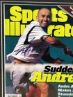 Vintage Andre Agassi Sports Illustrated Signed Magazine Tennis Coa Black Frame