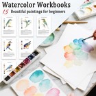 Watercolor Workbooks  16 Colors Water Color Books Paint Set For Adults  Water   