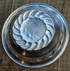 Pretty Solid Silver Vintage Trinket Jewelry Tray