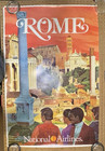 Rome  National Airlines Promo Poster  Approx  27-5 8 X 42  1970 s
