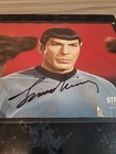 Signed Star Trek  Spock Leonard Nimoy Autographed Plaque 15 X 12 Nice