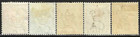 Bahamas  british   1884-1890   27- 31   queen Victoria   Mint nh-lh- Superb