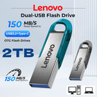 Lenovo 2tb Usb 3 0 Flash Drive Metal Pendrive High Speed Data Storage