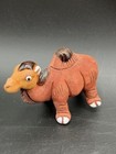 Vtg Handmade Artesania Peruvian Art Clay Dromedary Camel Figurine Signed Zoonies