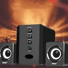 Stereo Bass Sound Computer Speakers Subwoofer3 5mm Usb Wired For Desktop Laptop
